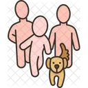 Dog Pet Family Icon