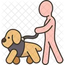 Dog Walking Leash Icon