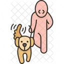 Dog Walking Pet Icon