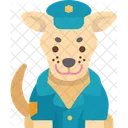 Dog Police Security Icon