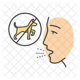 Dog allergy  Icon