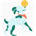 Dog And Ball Dog Pet Icon