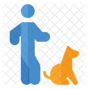 Dog And Human  Icon