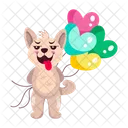 Kawaii Emoticons Dog Pets Dog Cartoons Icon