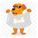 Kawaii Emoticons Dog Pets Dog Cartoons Icon