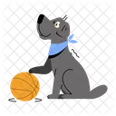 Dog Basketball  Icon
