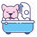 Idog Bath Dog Bath Dog Bathing Icon