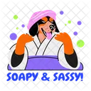 Dog Bath Pet Animal Icon