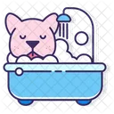 Dog Bath  Icon