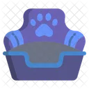 Dog Bed Puppy Couch Animal Rest Place Icon