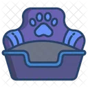 Dog Bed Puppy Couch Animal Rest Place Icon