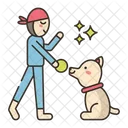 Dog Behaviorist Male  Icon