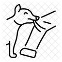 Dog Bite Attack Injury Icon