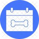 Dog Calendar Pet Food Calendar Date Icon