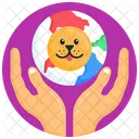 Global Dog Day Pet Care Puppy Care Icon