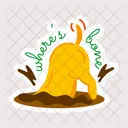 Dog Digging  Icono