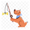 Dog Fishing  Icon