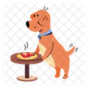 Cute Puppy Dog Holding Puppy Holding Icon