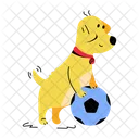 Dog Football  Icon