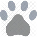 Dog Footprint Trace Icon
