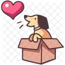 Dog Pet Box Icon