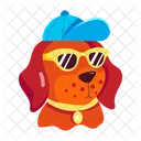 Kawaii Emoticons Dog Pets Dog Cartoons Icon