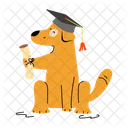 Dog Graduation  Icon