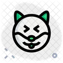 Dog Grinning Squinting  Icon