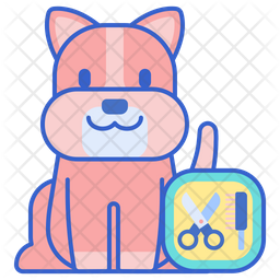 Download Dog Grooming Icon Of Colored Outline Style Available In Svg Png Eps Ai Icon Fonts PSD Mockup Templates