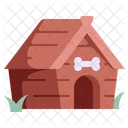 Flat Dog House Icon