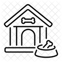 Dog House Home Building Icon