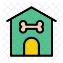 Dog House Bone Icon