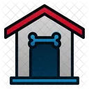 Dog House Pet Animal Icon