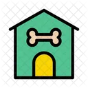 Dog House Bone Icon