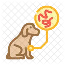 Dog Parasite Worm Icon