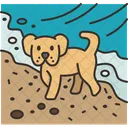 Dog Beach Pet Icon