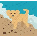 Dog Beach Pet Icon