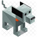 Dog Animal Isometric Icon