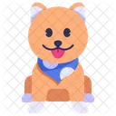 Flat Dog Icon
