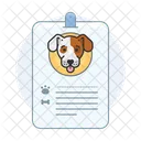 Dog Id Card  Icon