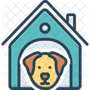 Dog In Kennel  Icon