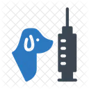Dog Injection Medical Icon