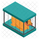 Cage Dog Dog Crate Icon