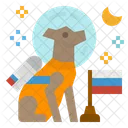 Dog Laika Sputnik Icon