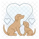 Dog Love Puppy Dog Icon