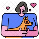Dog Lover Dog Love Icon