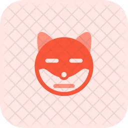 Dog Meh Emoji Icon
