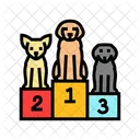 Podium Dog Competition Icon