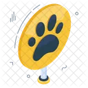 Roadboard Signboard Dog Paw Board Icon