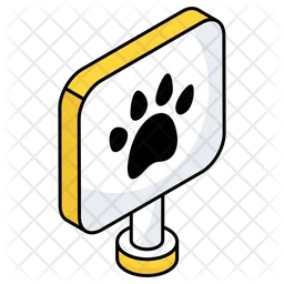 Dog Paw Board  Icon